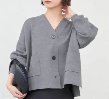 IENA 슈퍼 파인 스무스 숏 가디건 새상품급