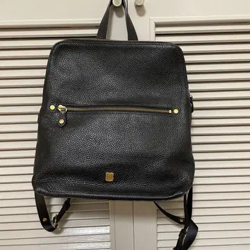 efffy 백팩 주름 가죽