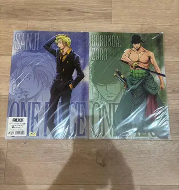 원피스 상디 조로 클리어 파일 2장 세트