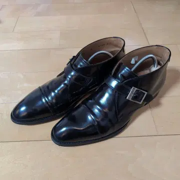 REGAL 블랙 가죽 처카 부츠 24.5cm