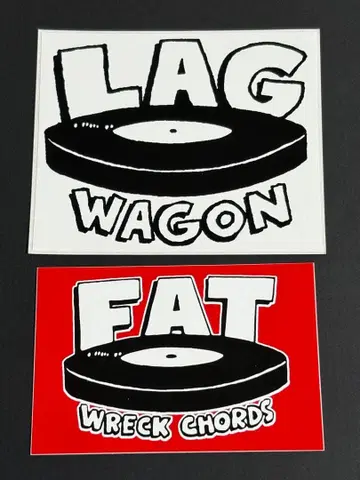 LAGWAGON & Fat Wreck Chords 스티커 라가웨건