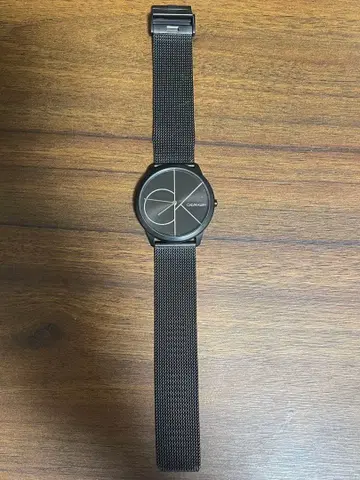 캘빈클라인 손목시계 블랙 남성용