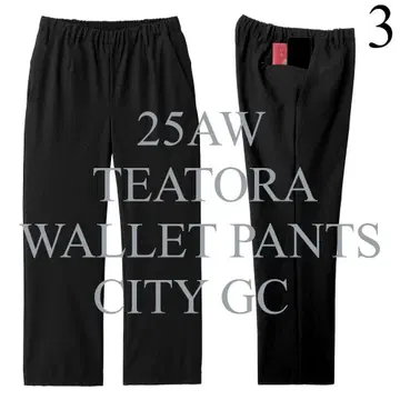 TEATORA 25AW Wallet Pants CITY GC 3 테아토라
