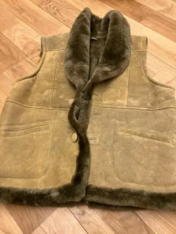 빈티지 무스탕 퍼 베스트