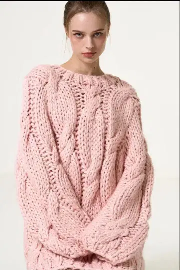 THE TOE MARAIS HANDMADE KNIT 핑크 니트