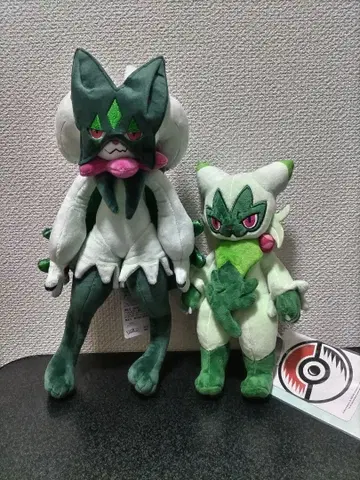 종이 택 포함 마스카나 니어로테 포켓몬 센터 봉제 인형