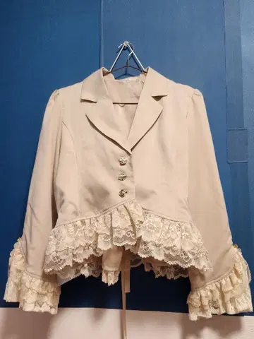 axesfemme 레이스 부착 테일러드 자켓