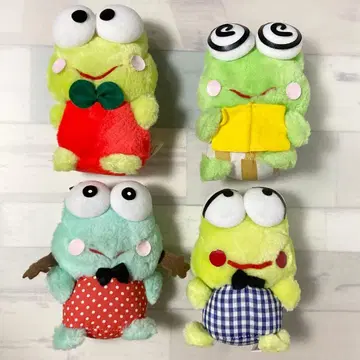 케로케로케로피의 친구 봉제 인형 4개
