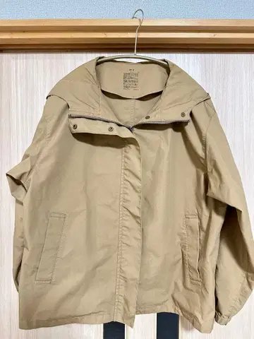 무인양품 (MUJI) 발수 후드 자켓 XS-S 브라운