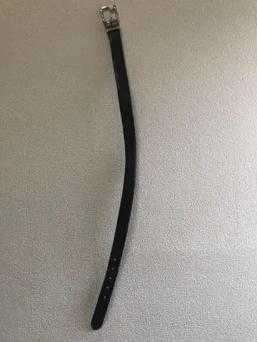 블랙 메탈 버클 벨트