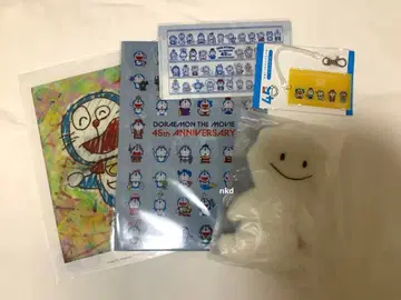 도라에몽 클리어 파일 카드 케이스 마스크 케이스 구름 로봇 파우치