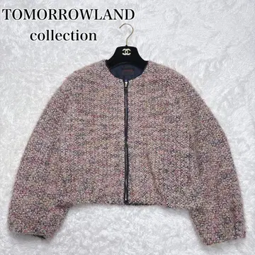 [ 새상품급 ] 투모로우랜드 루미에르 팬시 트위드 집업