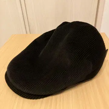 새상품급 볼사리노 코듀로이 헌팅 모자 블랙 L