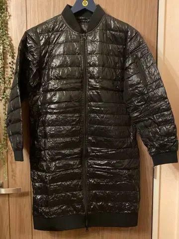 BUI 블랙 롱 라이트 다운 자켓 샵 채널 L 사이즈