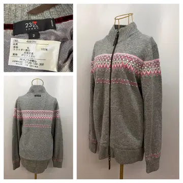 23구 SPORT 온워드 카시야마 울 니트 자켓