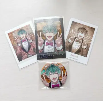 Hypnosis Flava2 캔뱃지 파샤코레 금박 시로가미 사사라 4개