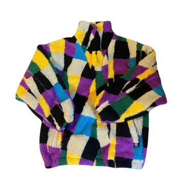 F.A.T. 체크 무늬 플리스 자켓