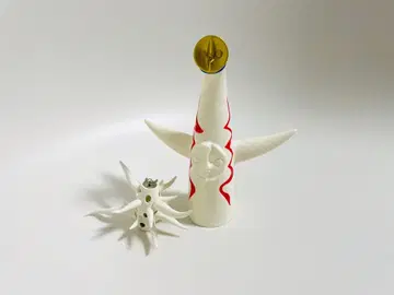 태양의 탑 소프트 비닐 피규어 & 빛의 향연 2점 세트 오카모토 타로