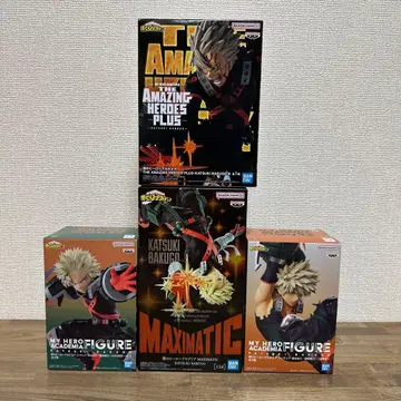 [미개봉] 나의 히어로 아카데미아 바쿠고 카츠키 피규어 4개 묶음 판매