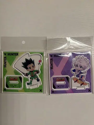 HUNTER x HUNTER SD 아크릴 스탠드 곤 키루아 2개 세트
