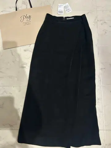 2025 신상 플라주 100% 큐프라 새틴 랩스커트 23100엔