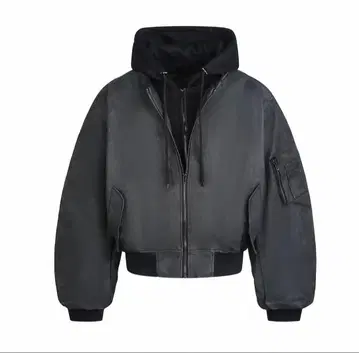 2층 빈티지 투피스 후드티 포함 봄버 자켓