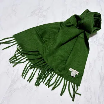 새상품급 Cesare Gatti 캐시미어 100% 머플러 그린