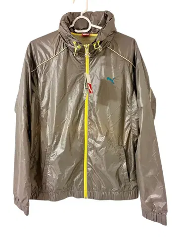 푸마 집업 나일론 자켓 메쉬 안감 윈드 브레이커 L