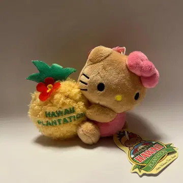 새상품! 하와이 일광화상 키티 키링 인형 플랜테이션 한정판