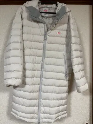 단톤 다운 코트 롱 화이트