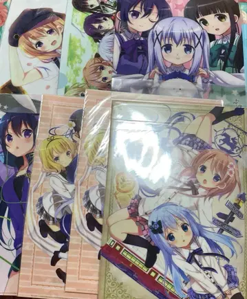 [ 새상품 ] 주문은 토끼입니까? A4 클리어 파일 6개 11장