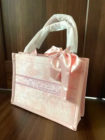 LIZ LISA 계 리본 포함 핑크 백