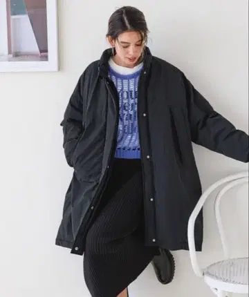 할인 BAYFLOW 몬스터 코트 머플러 포함 하자품