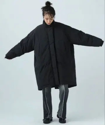 할인 BAYFLOW 몬스터 코트 머플러 포함 하자품