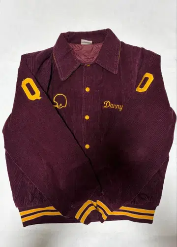 버디 바시티 자켓 버건디