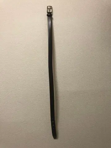 Ellegi 카프 레더 블랙 벨트