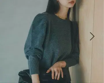 [ 미사용 새상품 ] 퍼프 파워 니트 풀오버