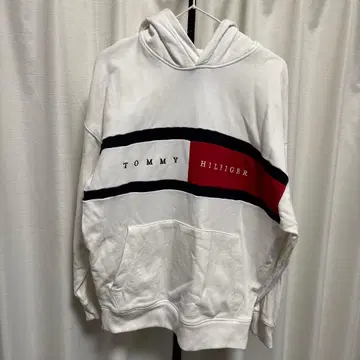TOMMY HILFIGER 화이트 후드티