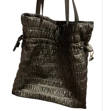 블랙 소프트 플리츠 백