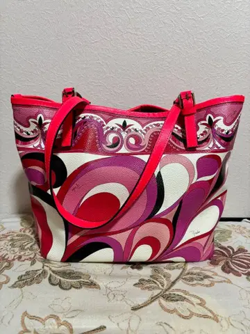 EMILIO PUCCI 에밀리오 푸치 토트백 핑크