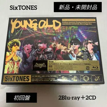 SixTONES 초회반 YOUNG GOLD 블루레이 Blu-ray+CD