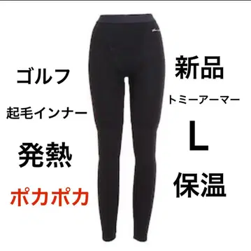 새상품 타미힐피거 골프웨어 이너 히트 크로스 울 혼방 레깅스 L