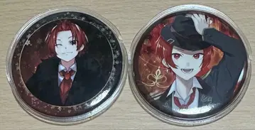 리우 군의 캔뱃지 2개 세트