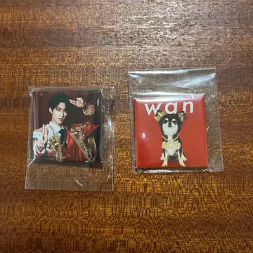 M!LK 소노 슌타 스퀘어 캔뱃지 wan 마그넷 2점 세트