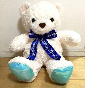 러블리 로즈 베어 샤이니 울트라 BIG 봉제 인형 화이트 곰