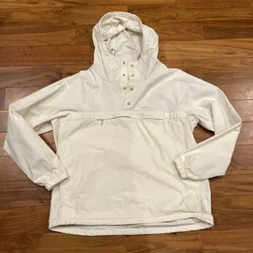 화이트 후드 부착 풀오버 L 사이즈