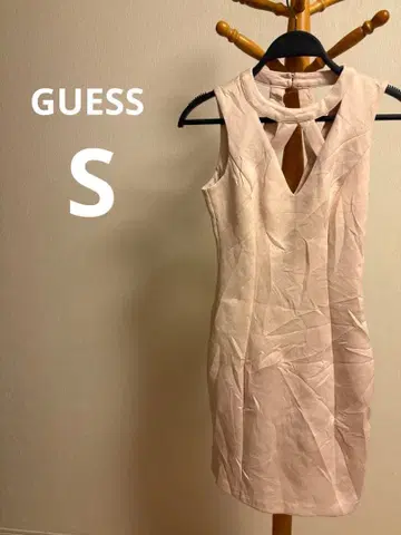 GUESS 슬리브리스 핑크 드레스 ( xs )