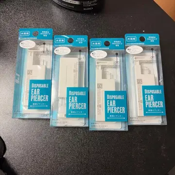 일회용 한쪽 귀용 귀걸이 4개 세트
