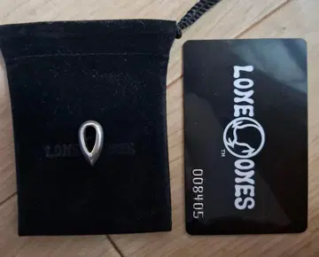 LONE ONES 실크 펜던트 목걸이