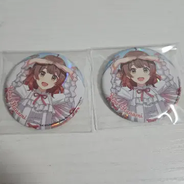 학원 아이돌 마스터 학마스 선샤인 캔뱃지 하나미 유메 2점